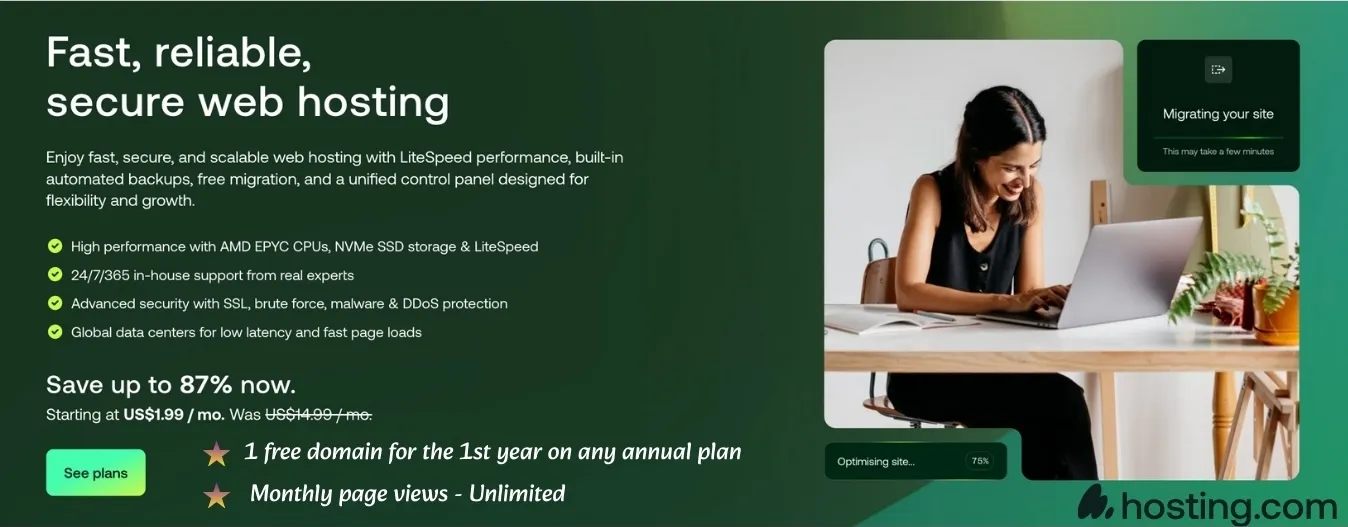 Hosting.com – Fast and Secure Web Hosting Services